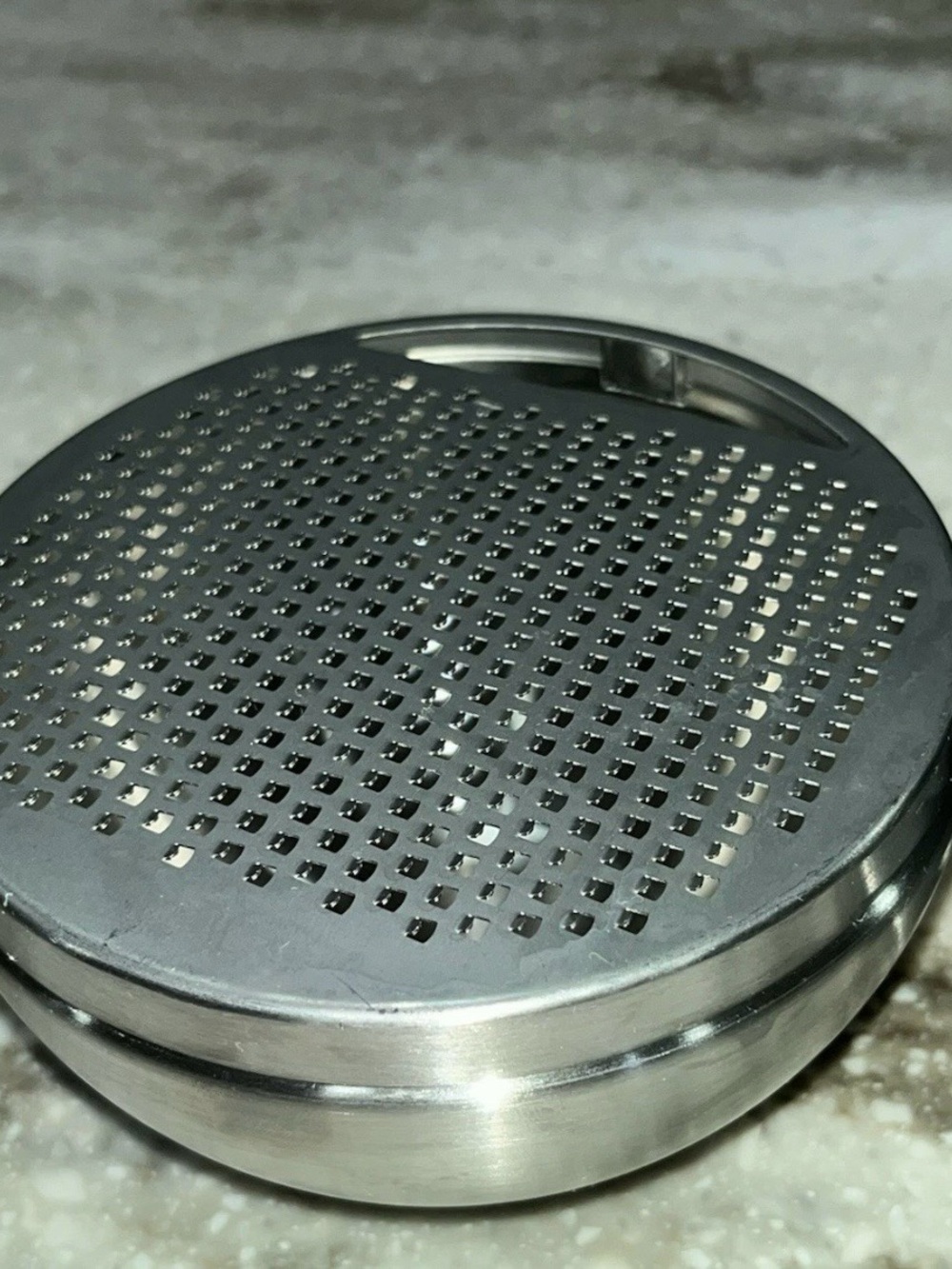 ZWILLING J.A. Henckels Stainless Steel Round Cheese Grater Lid& Container Silver